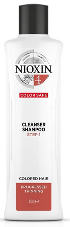 Nioxin Cleanser 4 Shampoo für coloriertes, sichtbar dünner werdendes Haar