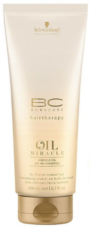 Schwarzkopf Professional Bonacure Oil Miracle Marula Oil Light Shampoo lehký šampon pro jemné vlasy