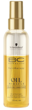 Schwarzkopf Professional Bonacure Oil Miracle Liquid Oil Conditioner dvojfázový bezoplachový kondicionér pre jemné vlasy