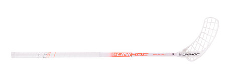 Unihoc SONIC Top Light 30 white/coral Floorball stick