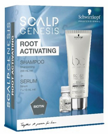 Schwarzkopf Professional Bonacure Scalp Genesis Root Activating Duo Pack Ampoule sada pro řídnoucí vlasy