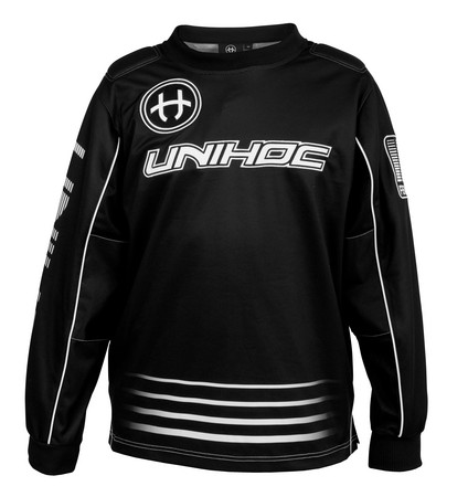 Unihoc INFERNO black/white Goalkeeper jersey