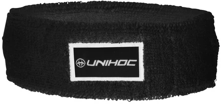 Unihoc Headband TERRY mid black Stirnband