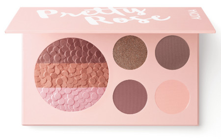 Alcina Pretty Rose multifunctional palette of eye shadows and blush