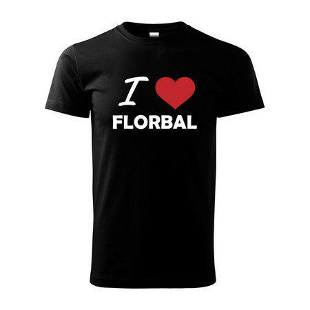 Necy I LOVE FLORBAL T-shirt MAN Tričko