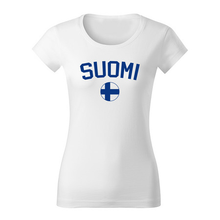 Necy SUOMI WHITE WOMAN T-shirt