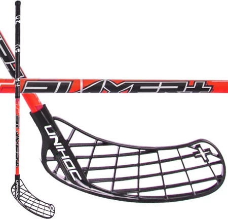 Unihoc PLAYER+ 26 SMU red/black Floorball Schläger