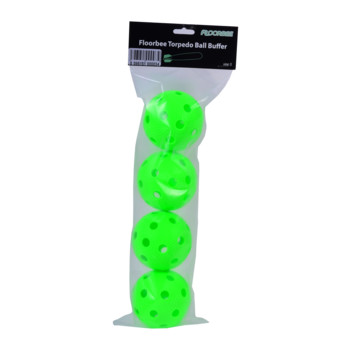 FLOORBEE Torpedo IFF Ballbuffer 4 ks, neonová zelená