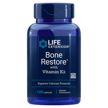 Life Extension Bone Restore with Vitamin K2 120 ks, kapsle