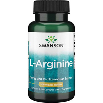 Swanson L-Arginine 100 ks, kapsle, 500 mg