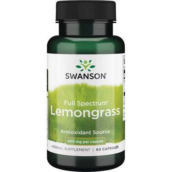 Swanson Full Spectrum Lemongrass 60 ks, kapsle, 400 mg