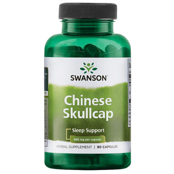 Swanson Full-Spectrum Chinese Skullcap 90 ks, kapsle, 400 mg