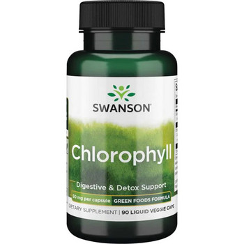 Swanson Chlorophyll 90 ks, tekutá kapsle, 50 mg