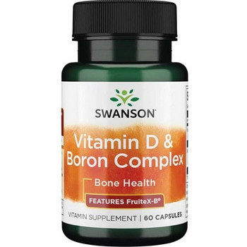 Swanson Vitamin D & Boron Complex 60 ks, kapsle, EXP. 11/2023