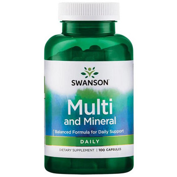 Swanson Multi and Mineral 100 ks, kapsle