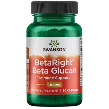 Swanson BetaRight Beta Glucans 60 ks, kapsle, 250 mg