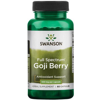 Swanson Goji Berry 60 ks, kapsle, 500 mg