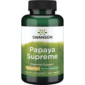 Swanson Papaya Supreme 300 ks, tablety, 50 mg