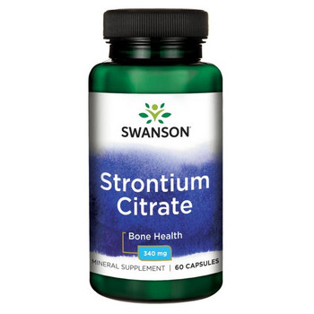 Swanson Strontium Citrate 60 ks, kapsule, 340 mg