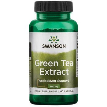 Swanson Green Tea Extract 60 ks, kapsle, 500 mg