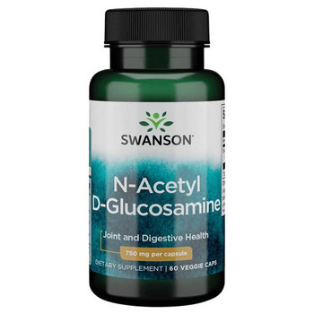 Swanson N-Acetyl D-Glucosamine 60 ks, vegetariánská kapsle, 750 mg