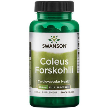 Swanson Coleus Forskohlii 60 ks, kapsle, 400 mg