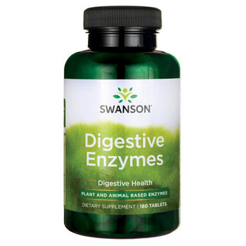 Swanson Digestive Enzymes 180 ks, tablety