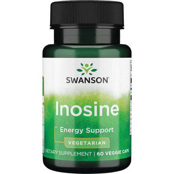 Swanson Inosine 60 ks, vegetariánská kapsle, 500 mg