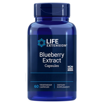Life Extension Blueberry Extract Capsules 60 ks, vegetariánská kapsle