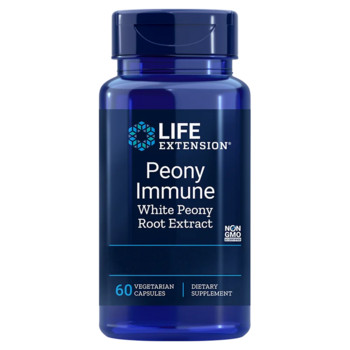 Life Extension Peony Immune 60 ks, vegetariánská kapsle, 600 mg