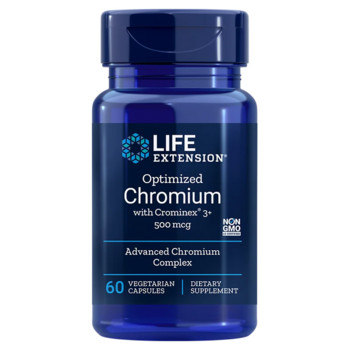 Life Extension Optimized Chromium with Crominex® 3+ 60 ks, vegetariánská kapsle, 500 mcg
