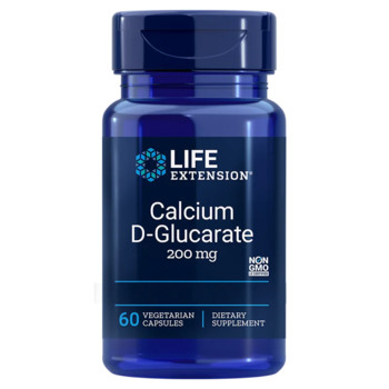 Life Extension Calcium D-Glucarate 60 ks, vegetariánská kapsle, 200 mg, EXP. 11/2025
