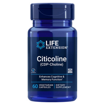 Life Extension Citicoline (CDP-Choline) 60 ks, vegetariánská kapsle, 250 mg