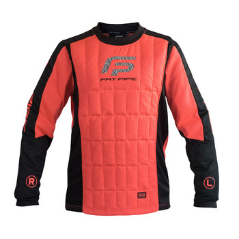Fat Pipe GK-SHIRT BLACK/CORAL ORANGE XS, čierna / oranžová