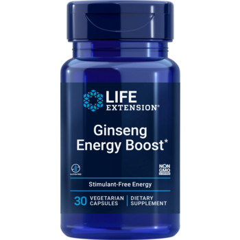 Life Extension Ginseng Energy Boost 30 ks, vegetariánská kapsle, 200 mg