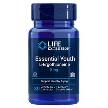 Life Extension Essential Youth L-Ergothioneine 30 ks, vegetariánská kapsle, 5 mg, EXP. 09/2025