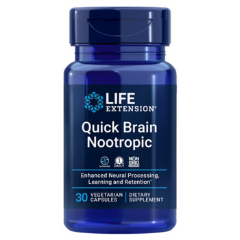 Life Extension Quick Brain Nootropic 30 ks, vegetariánská kapsle