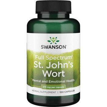 Swanson St. Johns Wort 120 ks, kapsle, 375 mg