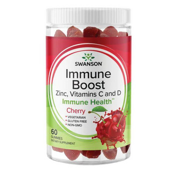 Swanson Immune Boost 60 ks, Čerešňa, gummies