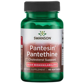 Swanson Pantesin Pantethine 60 ks, gélové tablety, 300 mg