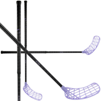 Zone floorball HYPER AIR UL 29 black/ice purple čierna / fialová, Pravá (pravá ruka dole), 96cm (=106cm)