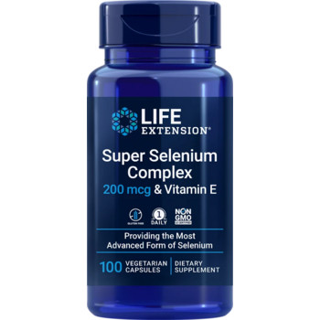 Life Extension Super Selenium Complex & Vitamin E 100 ks, vegetariánská kapsle