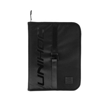 Unihoc Coach Case DARK LINE black with tactic board čierna