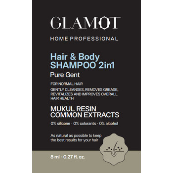 Glamot Pure Gent Hair & Body Shampoo 2in1 8 ml