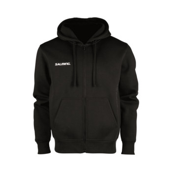Salming Core Zip Hood Black XS, čierna