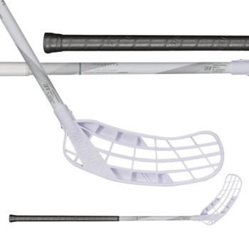 Salming Raven Tourlite Youth biela / šedá, Pravá (pravá ruka dole), 80cm (=90cm)