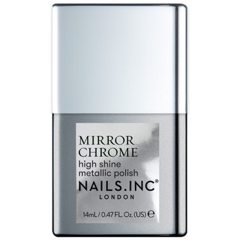 Nails Inc. London Mirror Chrome 14 ml, Silver Served