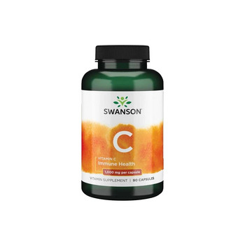 Swanson Vitamin C 90 ks, kapsle, 1000 mg