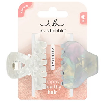 Invisibobble Clipstar Pearly Frost 2 ks, Pearly Frost