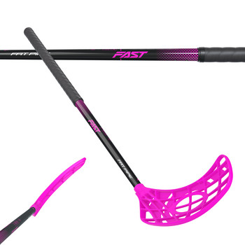 Fat Pipe FAST 33 PINK čierna / ružová, Ľavá (ľavá ruka dole), 90cm (=100cm)